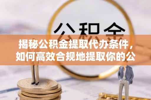 元宝揭秘公积金提取代办条件，如何高效合规地提取你的公积金