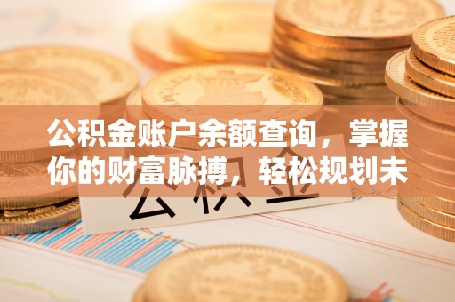 元宝公积金账户余额查询，掌握你的财富脉搏，轻松规划未来