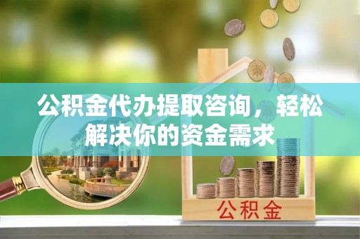 元宝公积金代办提取咨询，轻松解决你的资金需求