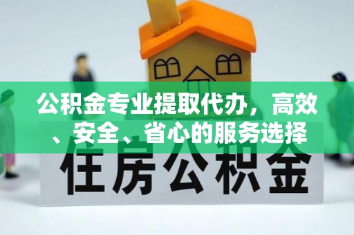 元宝公积金专业提取代办，高效、安全、省心的服务选择