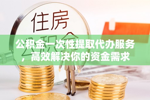 元宝公积金一次性提取代办服务，高效解决你的资金需求