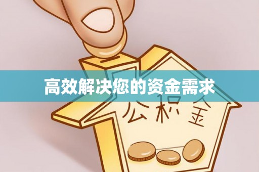 元宝高效解决您的资金需求
