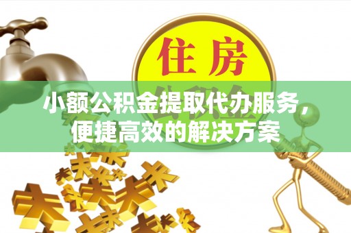 元宝小额公积金提取代办服务，便捷高效的解决方案