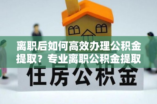 元宝离职后如何高效办理公积金提取？专业离职公积金提取代办服务详解