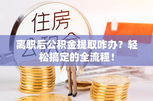 元宝离职后公积金提取咋办？轻松搞定的全流程！