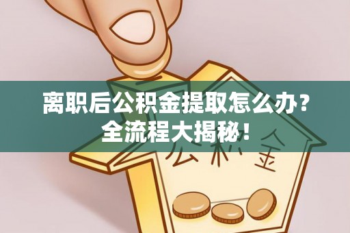 元宝离职后公积金提取怎么办？全流程大揭秘！