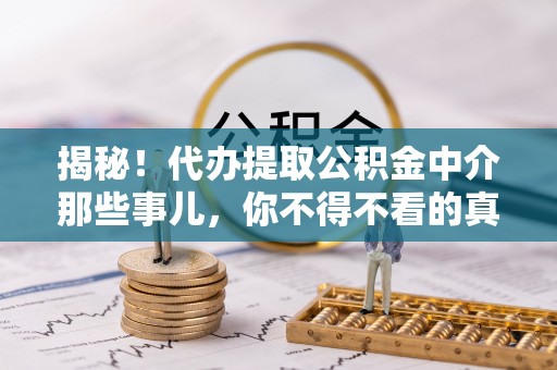 元宝揭秘！代办提取公积金中介那些事儿，你不得不看的真相
