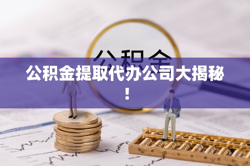元宝公积金提取代办公司大揭秘！