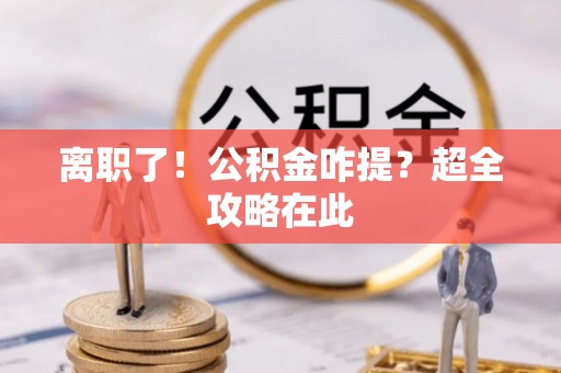 元宝离职了！公积金咋提？超全攻略在此