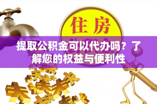 元宝提取公积金可以代办吗？了解您的权益与便利性