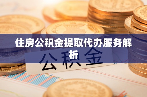 元宝住房公积金提取代办服务解析
