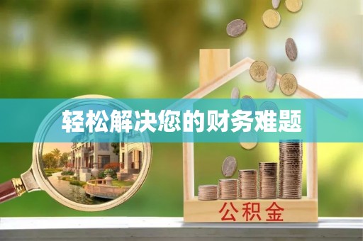 元宝轻松解决您的财务难题