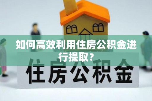 元宝如何高效利用住房公积金进行提取？